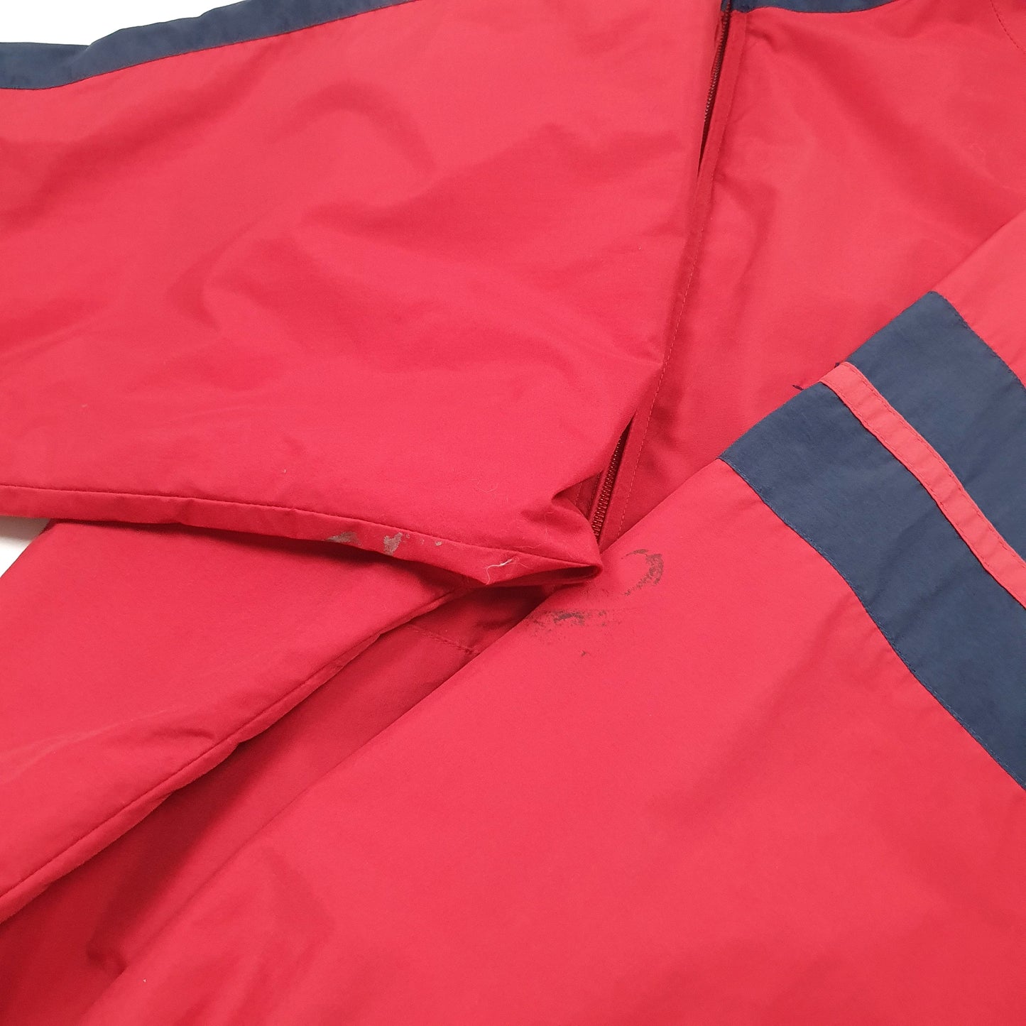 Mens Nautica Competition Spellout Windbreaker Red