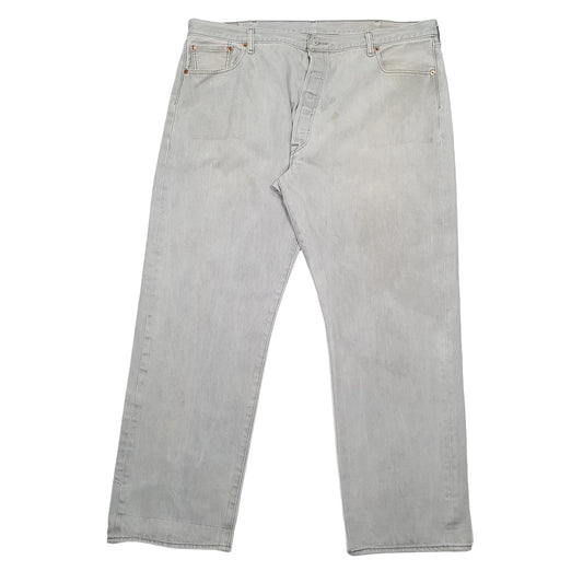 Levis 501 Regular Fit Jeans W46 L32 Beige