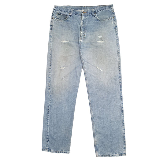 Mens Blue Carhartt Carpenter JeansW40 L35