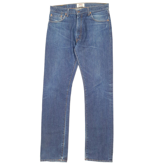 Mens Blue Levis 505 JeansW34 L36