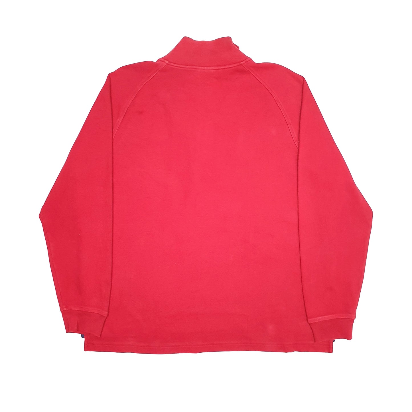 Lacoste Quarter Zip Red