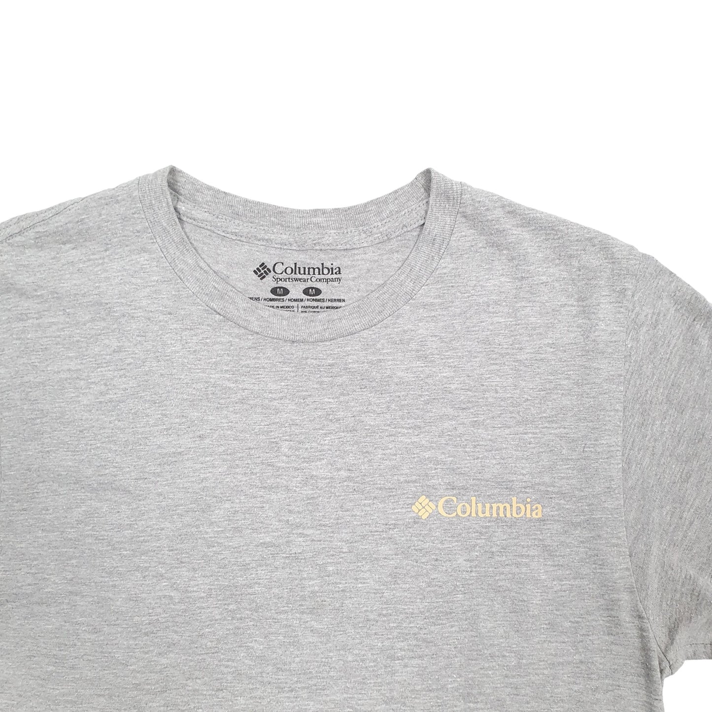 Mens Grey Columbia Sportswear Short Sleeve T Shirt