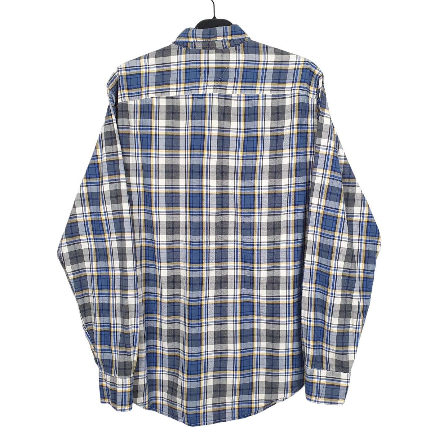 Tommy Hilfiger Long Sleeve Regular Fit Check Shirt Blue
