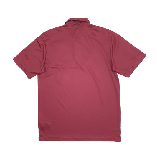 Adidas Colorado Rapids Climalite Short Sleeve Polyester Polo Shirt Burgundy