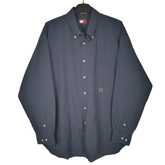 Tommy Hilfiger Long Sleeve Regular Fit Shirt Navy