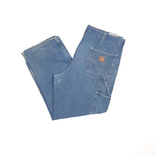 Carhartt Casual Loose Fit Carpenter Jeans W38 L30 Blue