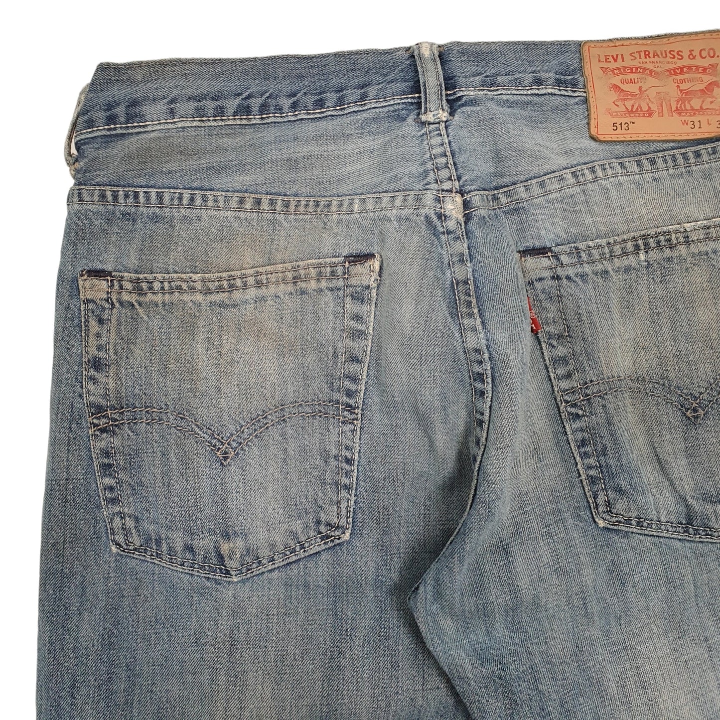 Levis 513 Slim Fit Jeans W32 L31 Blue