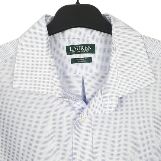 Mens Blue Ralph Lauren Long Sleeve Shirt