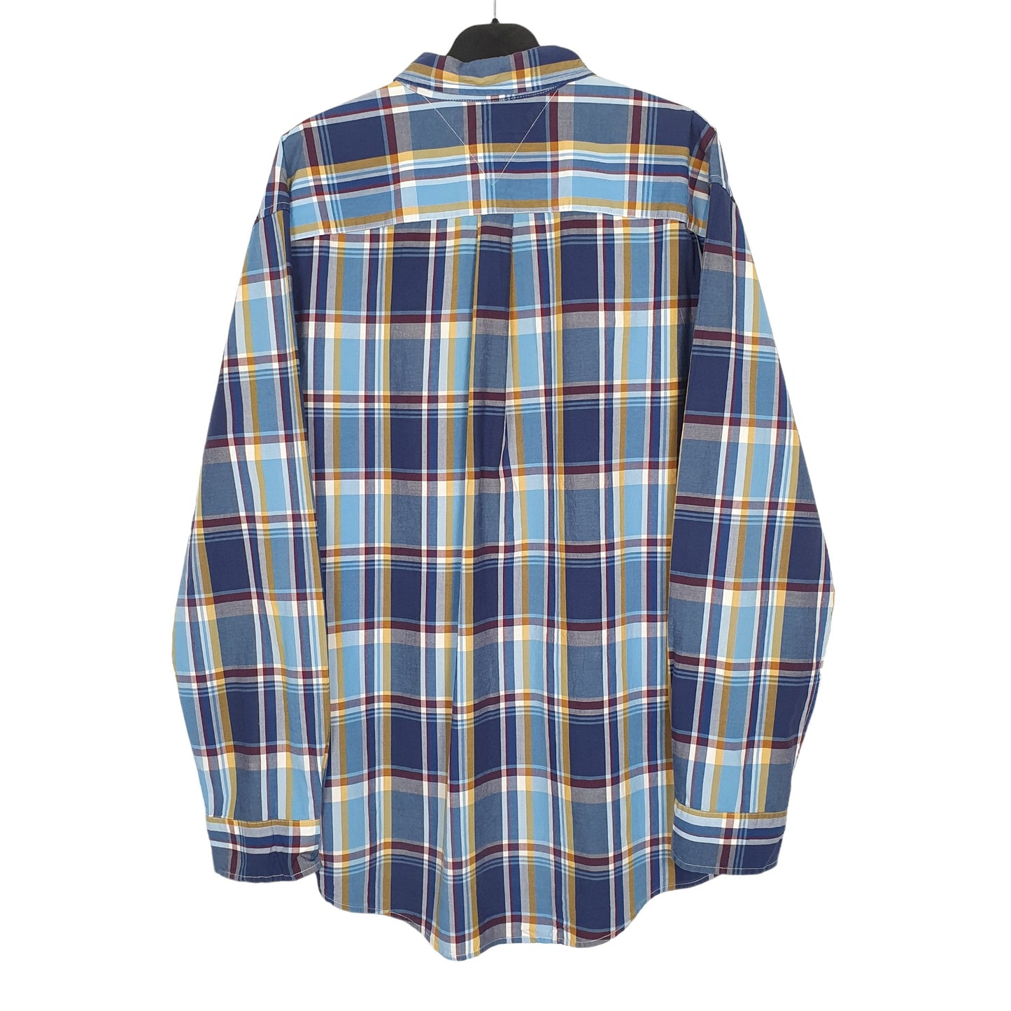 Tommy Hilfiger Long Sleeve Regular Fit Check Shirt Blue