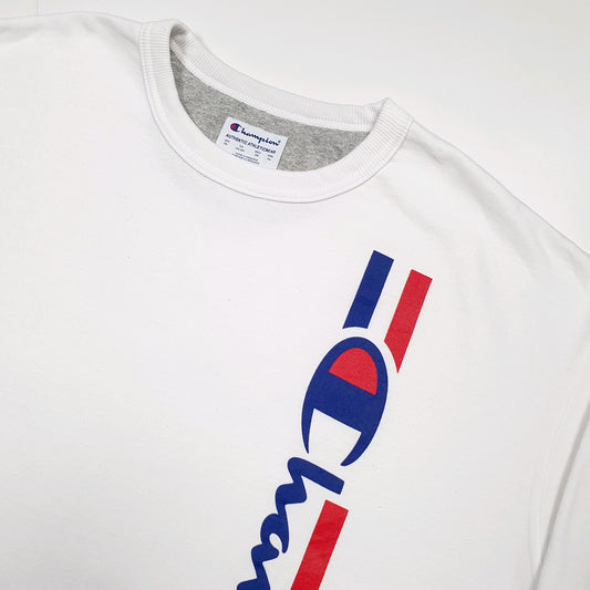 Champion Spellout Crewneck White