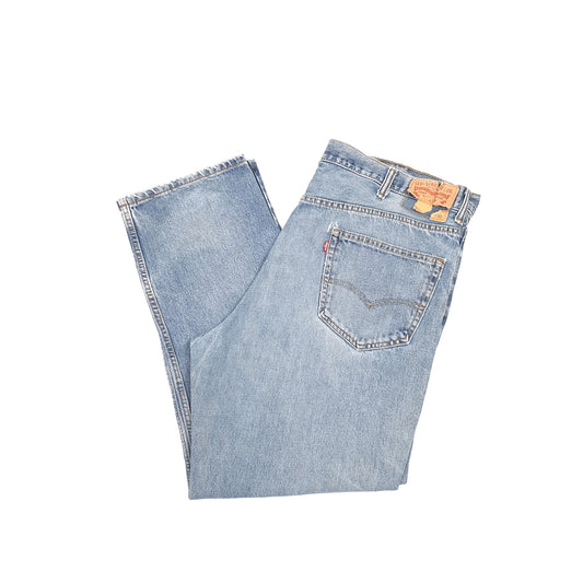 Levis 550 Relaxed Fit Repair Needed Jeans W42 L29 Blue