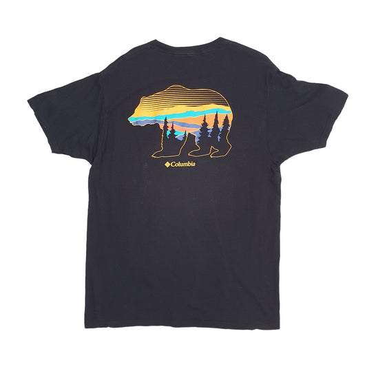 Mens Red Columbia Sportswear Short Sleeve T Shirt