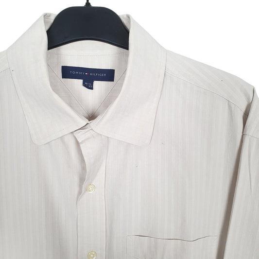 Tommy Hilfiger Long Sleeve Regular Fit Shirt Beige