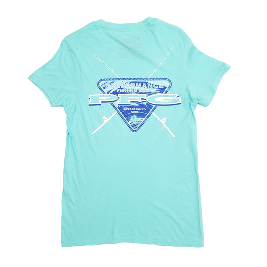 Mens Blue Columbia Sportswear Short Sleeve T Shirt