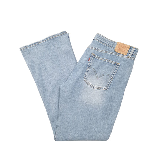 Levis Casual Flared Fit 519 Low Jeans UK20 Blue