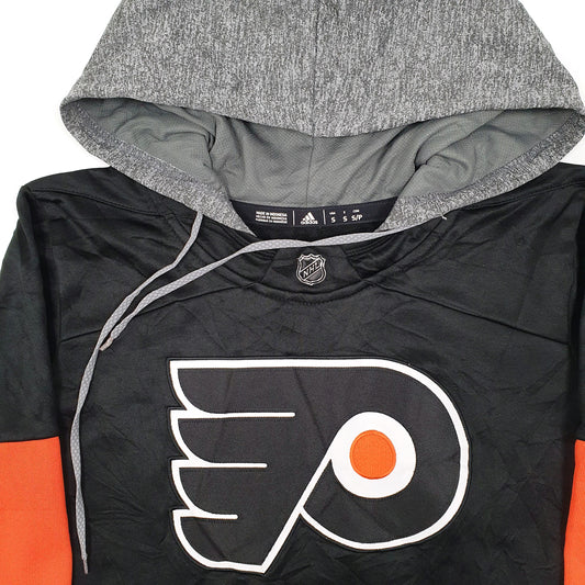 Mens Black Adidas NHL Philadelphia Flyers Hockey USA Hoodie Jumper