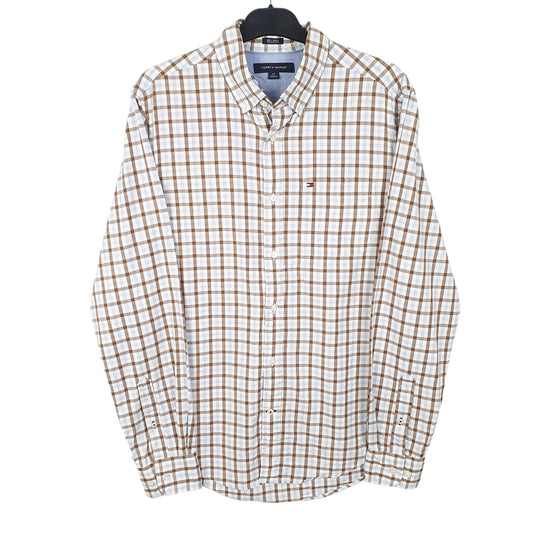 White Tommy Hilfiger Long Sleeve Shirt