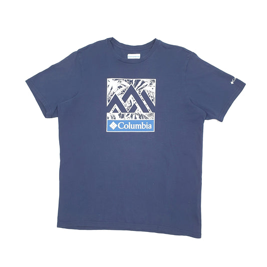 Mens Navy Columbia Sportswear Organic Short Sleeve T Shirt