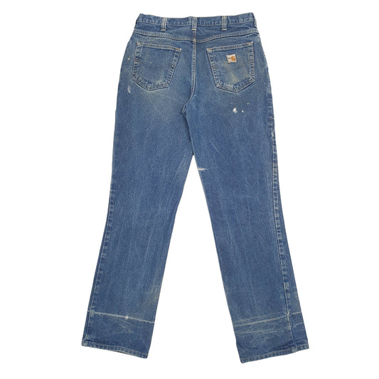 Mens Blue Carhartt Carpenter Trousers