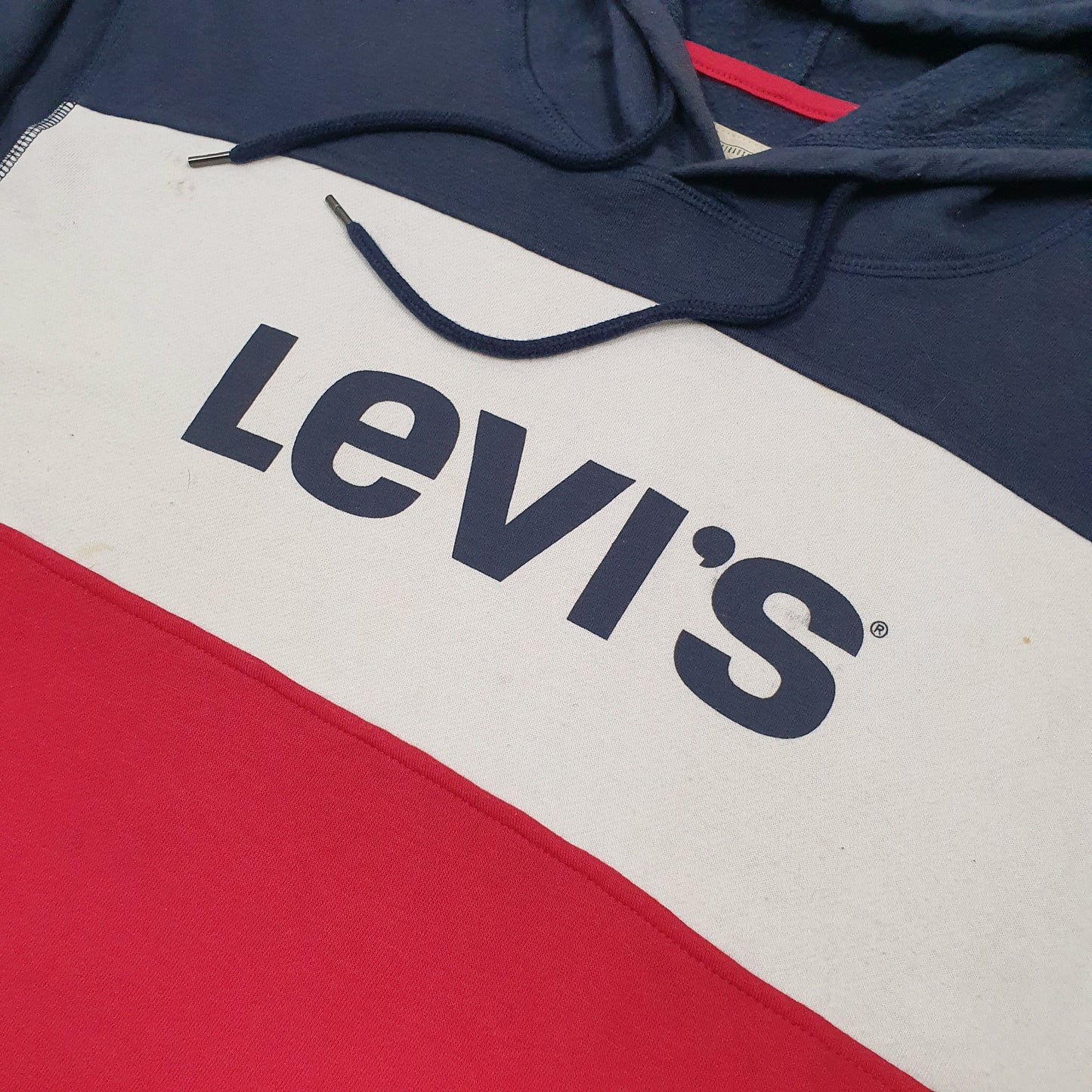 Levis Spellout Hoodie XXL Red