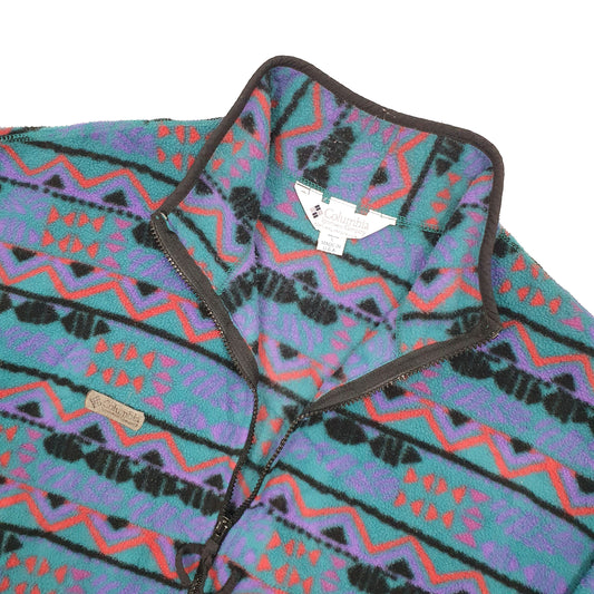 Columbia Sportswear Funky Quarter Zip Fleece L Blue