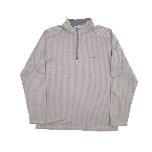 Columbia Sportswear Quarter Zip Fleece XL Grey