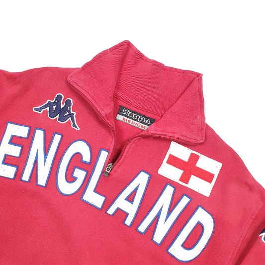 Kappa England Quarter Zip M Red