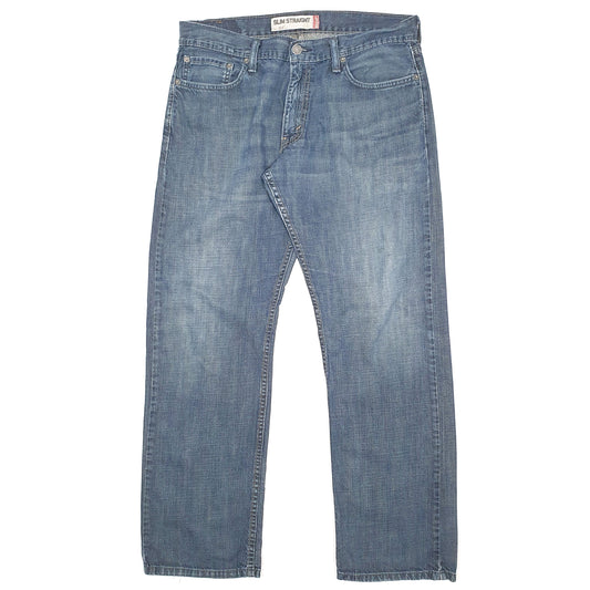 Levis 514 Straight Fit 1990's Jeans W34 L30 Blue