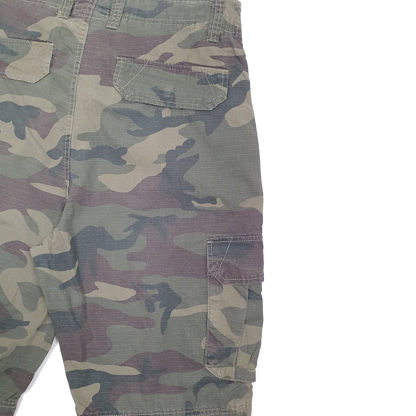 Mens Green CSG Camo Camouflage Cargo Shorts