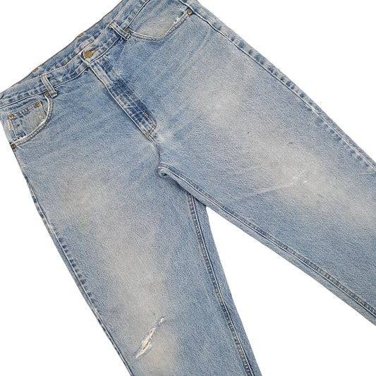 Mens Blue Carhartt Carpenter JeansW38 L30