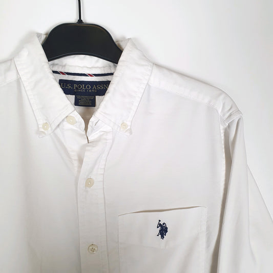 US Polo Assn Long Sleeve Regular Fit Shirt White