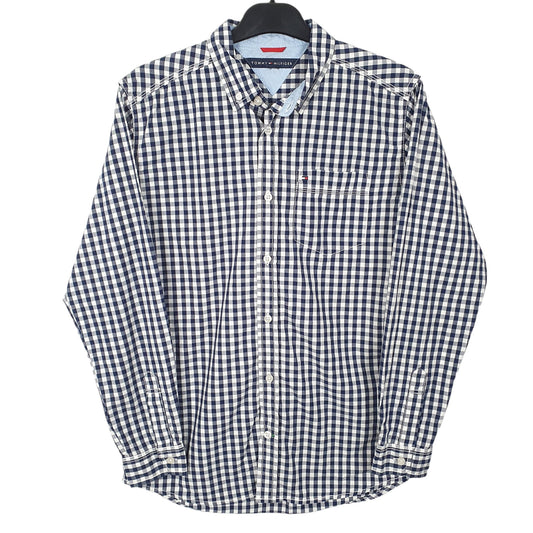 Mens White Tommy Hilfiger Long Sleeve Shirt