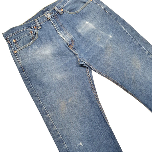 Mens Blue Levis 505 JeansW36 L32