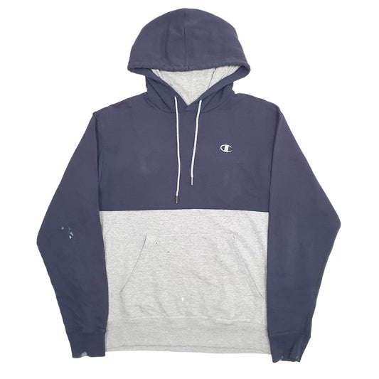 Mens Navy Champion Hoodie Jumper