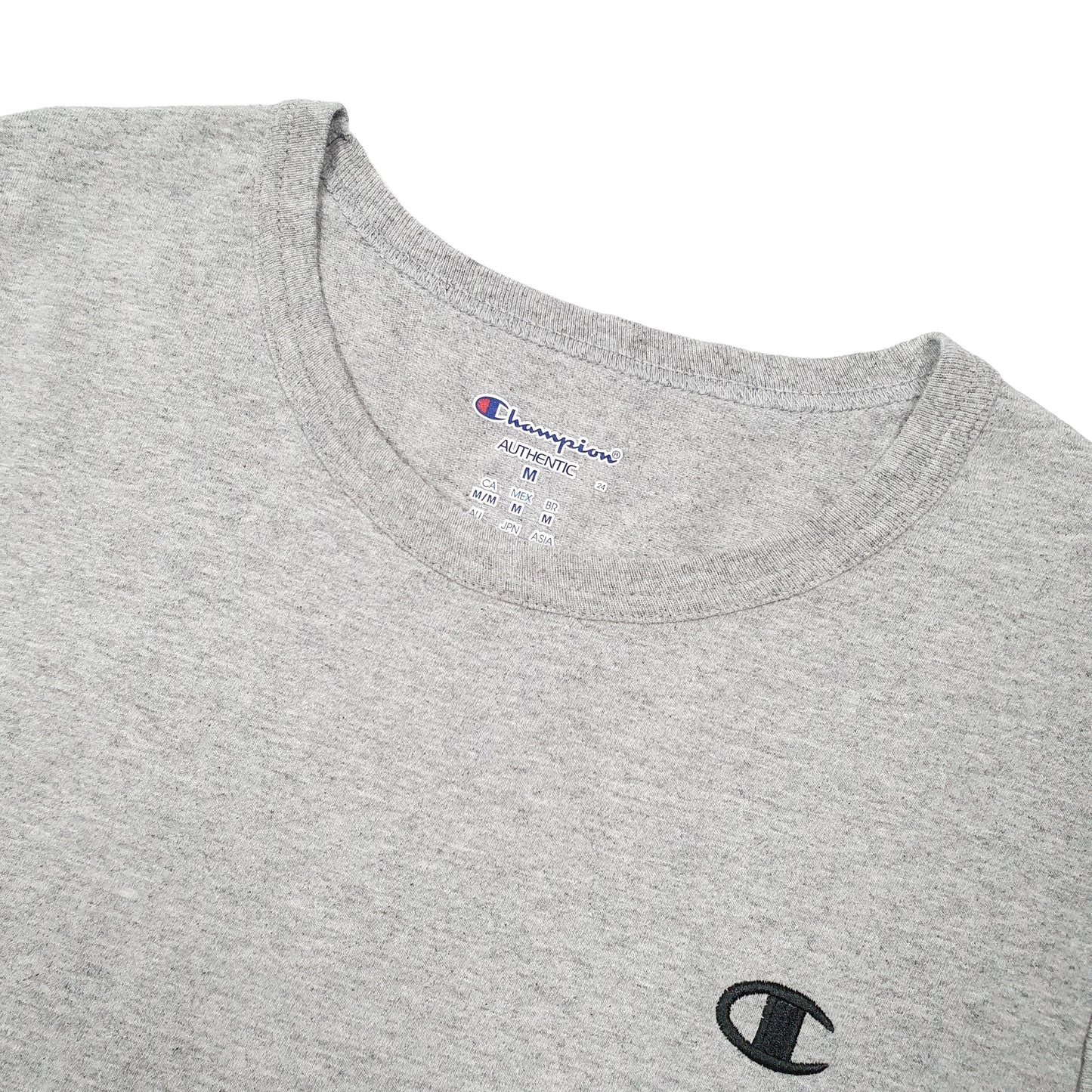 Champion Sleeveless Vest Short Sleeve T Shirt Grey