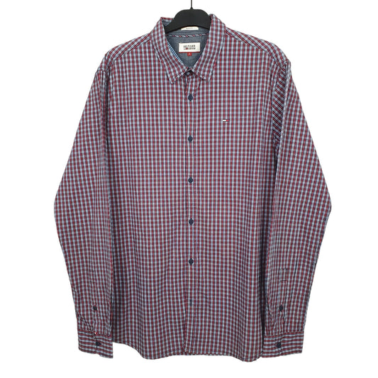 Red Tommy Hilfiger Long Sleeve Shirt