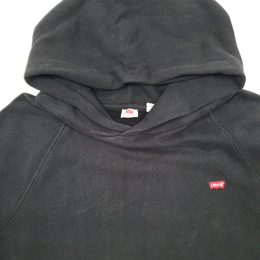 Mens Black Levis Hoodie Jumper