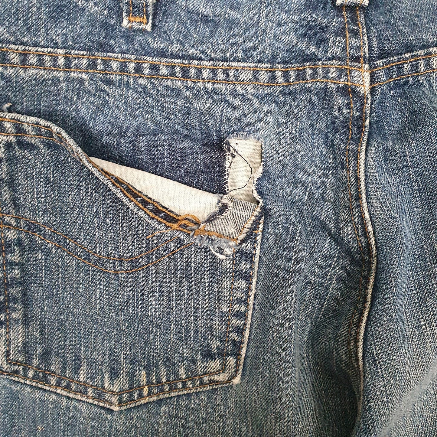 Carhartt Casual Regular Fit Damaged Jeans W30 L30 Blue