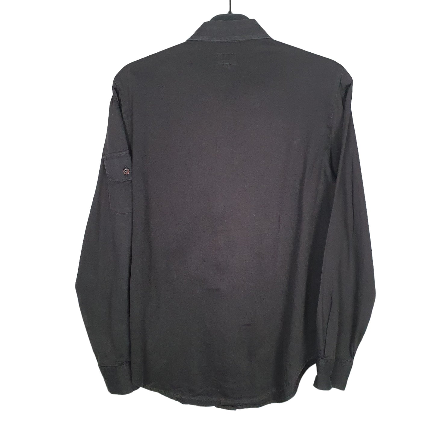 Armani Long Sleeve Regular Fit Shirt Black