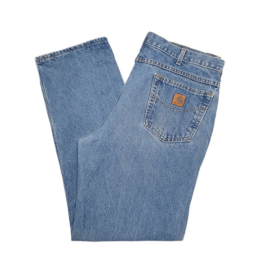 Mens Blue Carhartt Carpenter JeansW38 L32
