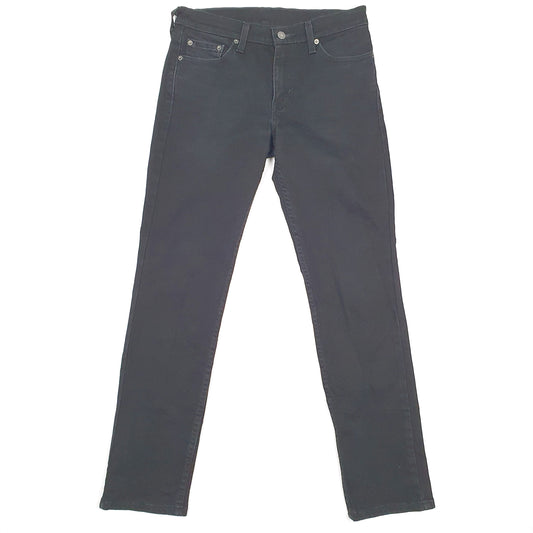Levis 511 Slim Fit Jeans W29 L29 Black