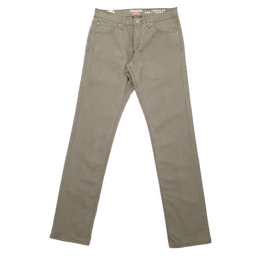 Levis Regular Straight Fit Jeans W30 L32 Khaki