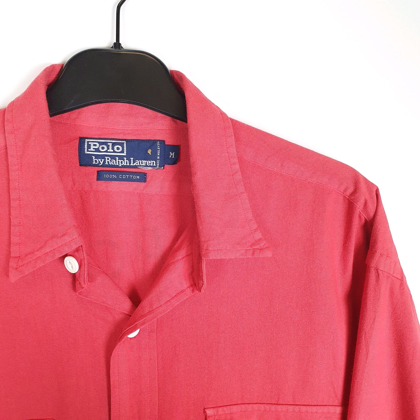 Polo Ralph Lauren 93 Fish Club Long Sleeve Regular Fit Shirt Red