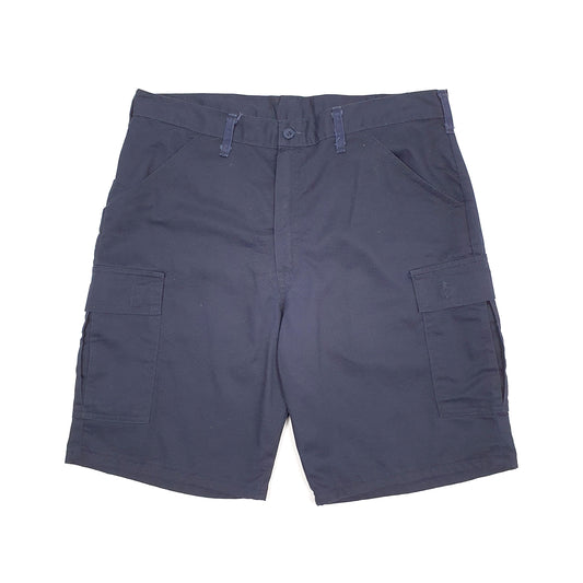 Mens Navy Big Al Combat Vintage Cargo Shorts