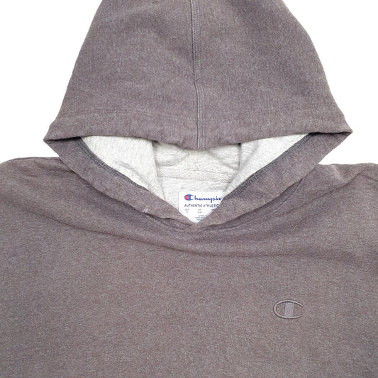Mens Grey Champion Hoodie Jumper