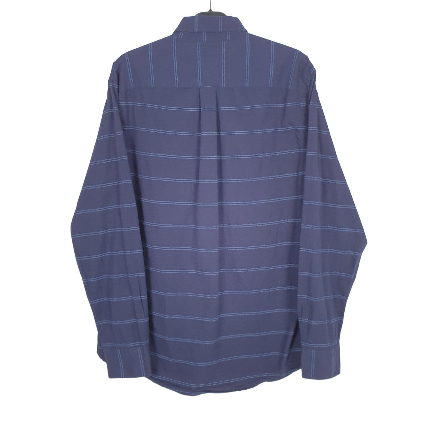 Tommy Hilfiger Long Sleeve Classic Fit Pinstripe Shirt Blue