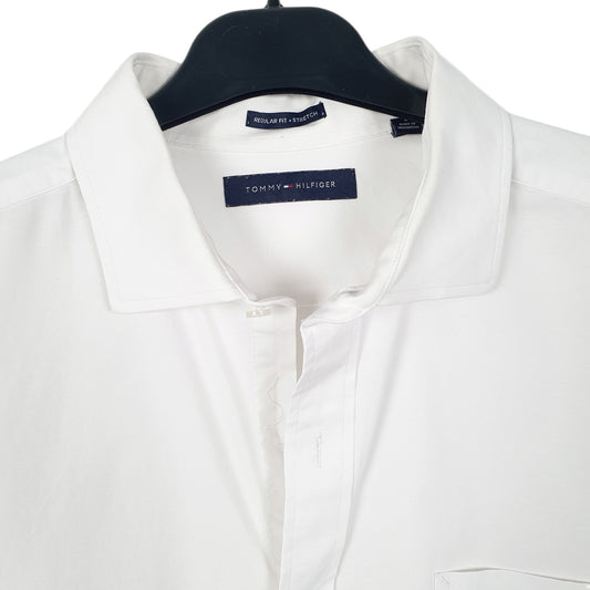 Mens White Tommy Hilfiger Long Sleeve Shirt
