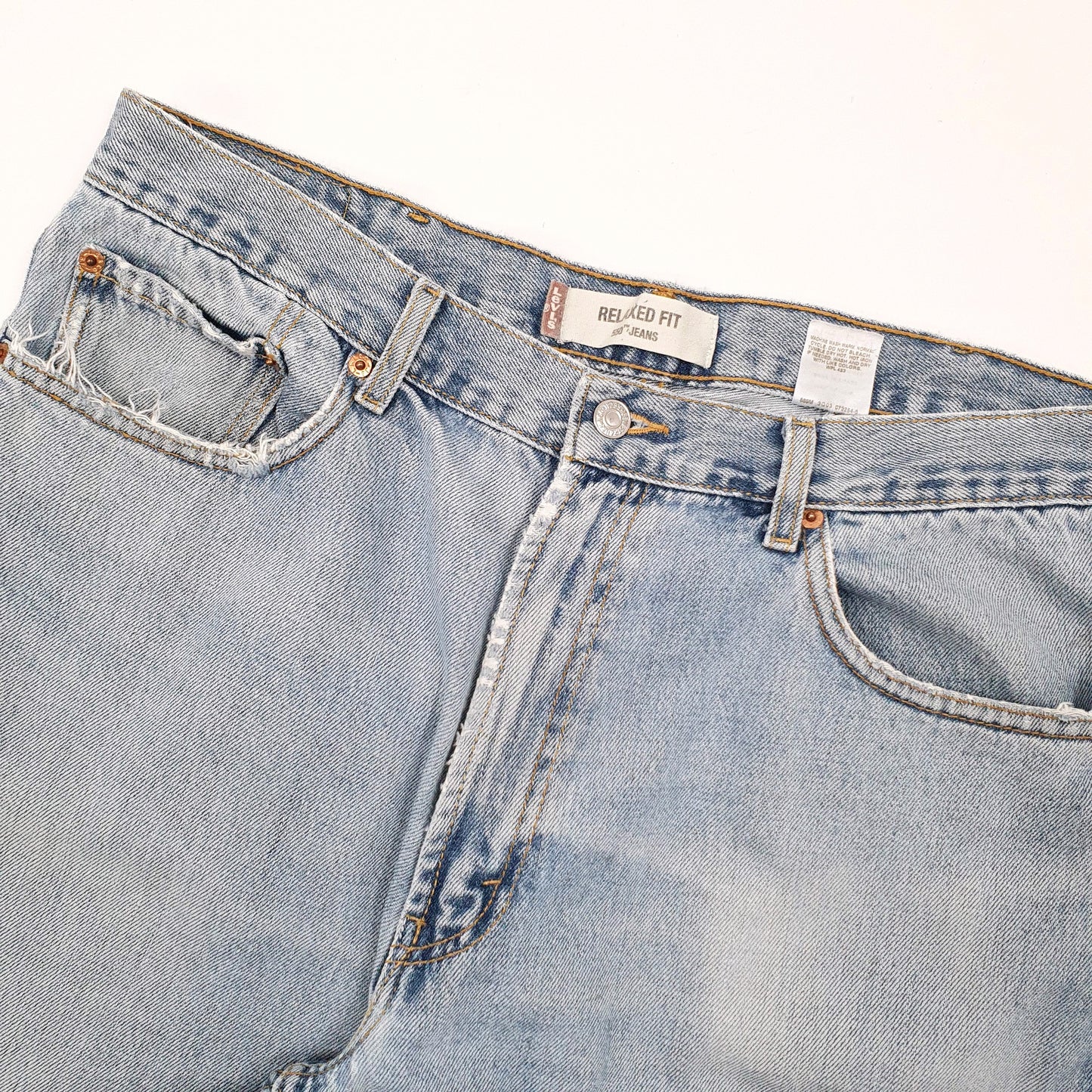 Levis 550 Relaxed Fit Jeans W38 L34 Blue