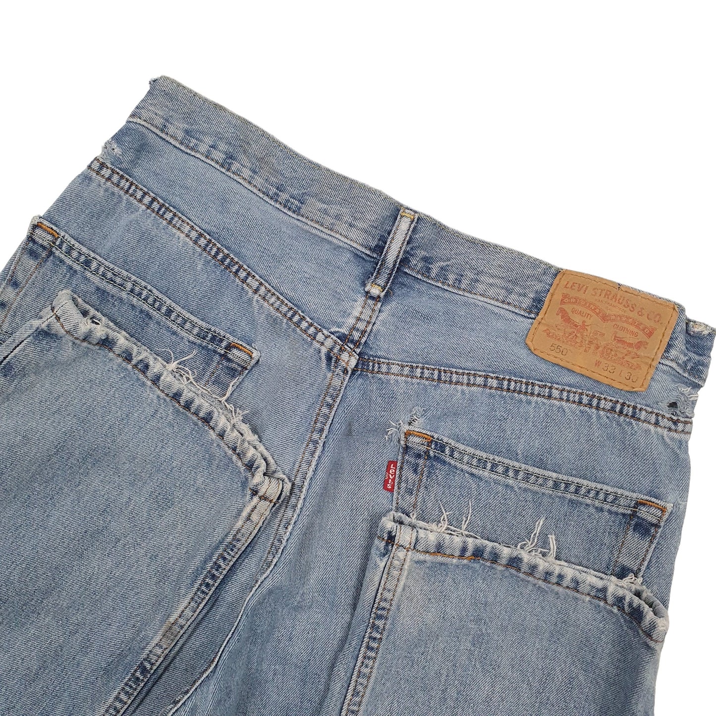 Levis 550 Relaxed Fit Jeans W33 L30 Blue