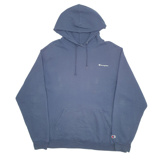 Mens Navy Champion Hoodie Jumper